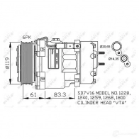Компрессор кондиционера NRF 1786180 UFYZ19 A 32198g 8718042137388 - Изображение 5