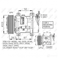 Компрессор кондиционера NRF 7ZY 0I 32227g 8718042137494 1786219 - Изображение 5