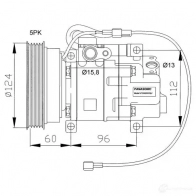 Компрессор кондиционера NRF 32099G 1786076 8718042138880 42BOA UU - Изображение 2
