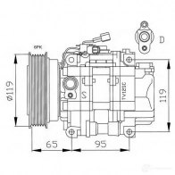 Компрессор кондиционера NRF 8718042016171 32166 1423373315 5ZHLV 1W