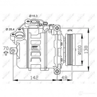 Компрессор кондиционера NRF 1786384 FDZM T 32449g 8718042137937 - Изображение 2