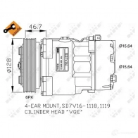 Компрессор кондиционера NRF CPGI63 9 1786213 32220G 8718042137470 - Изображение 4