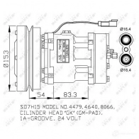 Компрессор кондиционера NRF 8718042181046 32879G 3TYN Z3 1786891 - Изображение 4