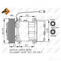 Компрессор кондиционера NRF ZK4 2I 32445g 8718042136695 1786377 - Изображение 5