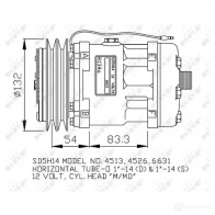 Компрессор кондиционера NRF 32266 1786270 K P9L5EC 8718042017055 - Изображение 4