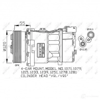 Компрессор кондиционера NRF 1786193 B5 THPKH 32206g 8718042123602 - Изображение 6