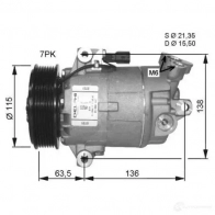 Компрессор кондиционера NRF VO FRD 32488G 1786434 8718042135018 - Изображение 7