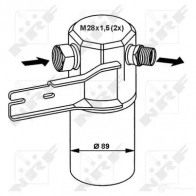 Компрессор кондиционера NRF 32767 KIONK F6 8718042180919 1786750 - Изображение 4