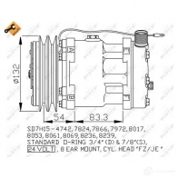 Компрессор кондиционера NRF J SYM9M 8718042171436 32769 1786754 - Изображение 3