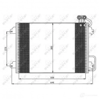 Радиатор кондиционера NRF 35340 8718042022301 1787627 AUW DHZ - Изображение 5