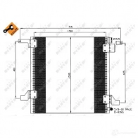 Радиатор кондиционера NRF 8718042148681 350068 1787417 981 BC - Изображение 2