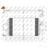 Радиатор кондиционера NRF 5AH NI7S 1787594 35300 8718042021922 - Изображение 2