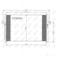 Радиатор кондиционера NRF 8718042022776 35389 1787662 1GX QK3N - Изображение 3