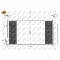 Радиатор кондиционера NRF 35348 P9 R54 1787633 8718042022387 - Изображение 3