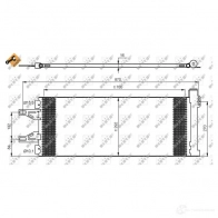 Радиатор кондиционера NRF L6QMP WS 35302 1787596 8718042021946 - Изображение 4