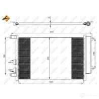 Радиатор кондиционера NRF 8718042023810 1787736 5QUB6 N 35499 - Изображение 4