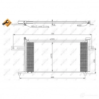 Радиатор кондиционера NRF 0PUXC G 35315 1787608 8718042022073 - Изображение 2