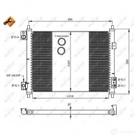 Радиатор кондиционера NRF 8718042102461 OIJ 3X 1788042 35926