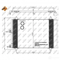 Радиатор кондиционера NRF 8718042079404 9XK LK 35843 1787960 - Изображение 3