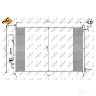 Радиатор кондиционера NRF 8718042021670 1787581 OWM2 S3Q 35275 - Изображение 3