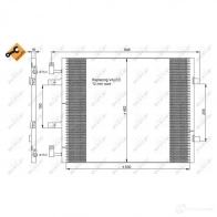 Радиатор кондиционера NRF 8718042079572 35845 IF0PE XF 1787962 - Изображение 3