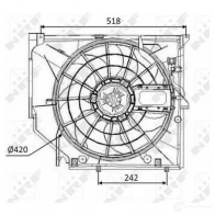 Радиатор кондиционера NRF 7Q SEY2 8718042025739 1787950 35832 - Изображение 2