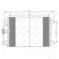 Радиатор кондиционера NRF 8718042023315 5AI B1 35446 Peugeot 307 1 (3AC, PF2) Хэтчбек 1.4 75 л.с. 2000 – 2024