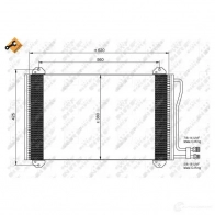 Радиатор кондиционера NRF KZ TZM 8718042025630 35811 1787946 - Изображение 3