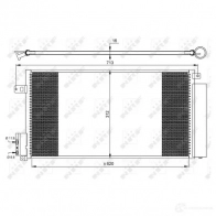 Радиатор кондиционера NRF 6 GU56 35246 1787567 8718042021397 - Изображение 2