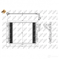 Радиатор кондиционера NRF 35986 1788097 ZMW L430 8718042124401 - Изображение 3