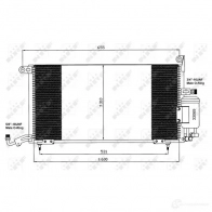 Радиатор кондиционера NRF 0LD KJ Seat Toledo 35035 8718042019851