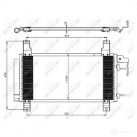 Радиатор кондиционера NRF RNQL 9 1787706 8718042023476 35464 - Изображение 4