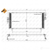 Радиатор кондиционера NRF R6 ORC 8718042020918 35195 1787540 - Изображение 2