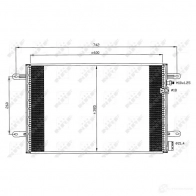 Радиатор кондиционера NRF 8718042024879 35605 1787828 1HF 2ARS - Изображение 4