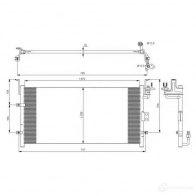 Радиатор кондиционера NRF T 1O589 8718042099006 35689 Hyundai XG (XG) 1 1998 – 2005