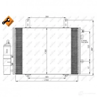 Радиатор кондиционера NRF 35353 8718042022424 1787636 8Y M7OVB - Изображение 2