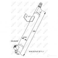 Радиатор кондиционера NRF 8718042020826 1787536 JF7 SB 35186 - Изображение 2