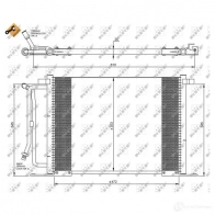 Радиатор кондиционера NRF 35250 1787571 8718042021434 IFN JQ - Изображение 2