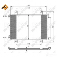 Радиатор кондиционера NRF 35250 1787571 8718042021434 IFN JQ - Изображение 3