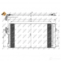 Радиатор кондиционера NRF BD T2X6B 35776 1787922 8718042073297 - Изображение 6