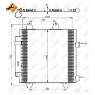 Радиатор кондиционера NRF 8718042065360 1787924 35778 EKL2 EF - Изображение 3