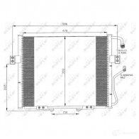 Радиатор кондиционера NRF 1787666 MWW Z87 35399 8718042022875