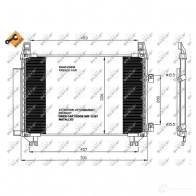Радиатор кондиционера NRF 8718042025340 72UL Q 35653 1787874 - Изображение 2