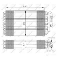 Радиатор кондиционера NRF 35423 8718042023100 PIB M1 1787679 - Изображение 3