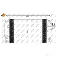 Радиатор кондиционера NRF Q K0FURG 35600 1787824 8718042024824 - Изображение 2