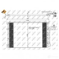 Радиатор кондиционера NRF 1787839 8718042024985 35616 CPP 2YRO - Изображение 2