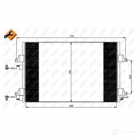 Радиатор кондиционера NRF 1787785 E44T UHK 35557 8718042024398 - Изображение 2