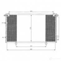 Радиатор кондиционера NRF 8718042023209 35433 1423373355 1WXEG8 L