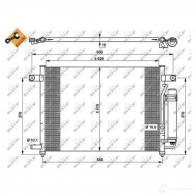 Радиатор кондиционера NRF 10PP X 35767 1787913 8718042055330 - Изображение 3