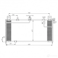 Радиатор кондиционера NRF 1787586 35287 8718042021793 42 84Y